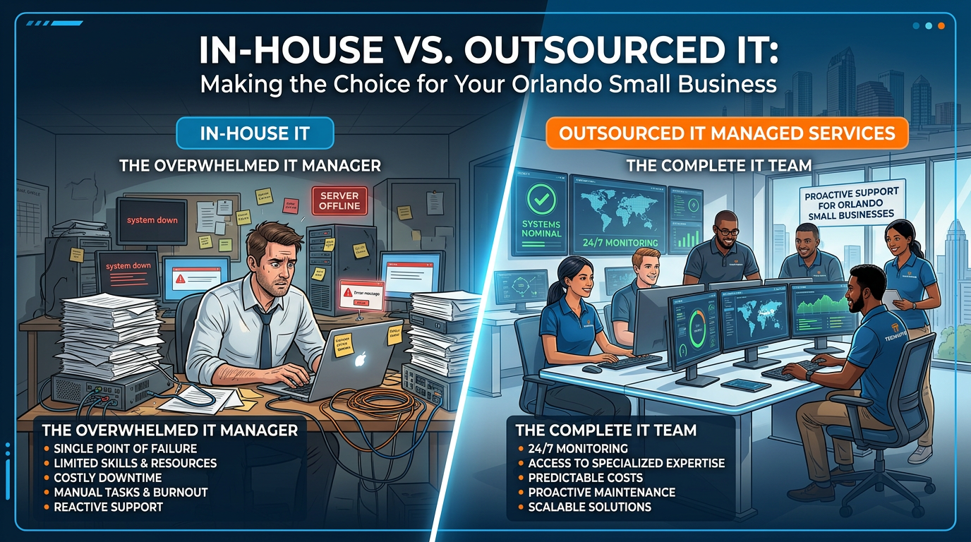 Orlando Small Business IT Support: In-House or Outsource?
