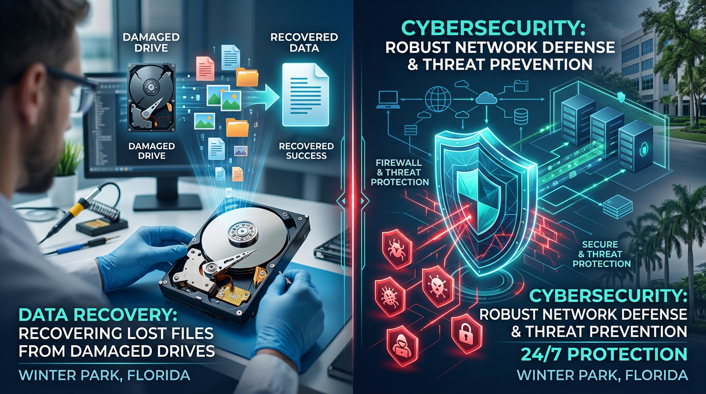 Winter Park Data Recovery and Cybersecurity Services